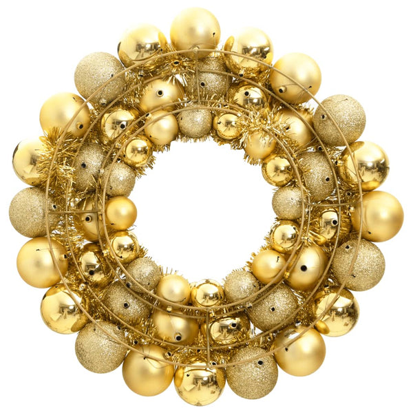 Goldener Weihnachtskranz 45cm