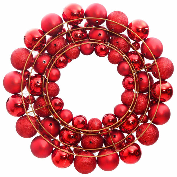 Weihnachtskranz Rot 45cm
