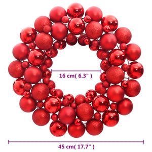 Weihnachtskranz Rot 45cm