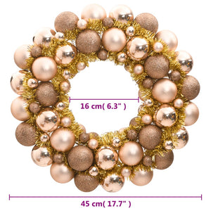 Weihnachtskranz Rotgolden 45cm