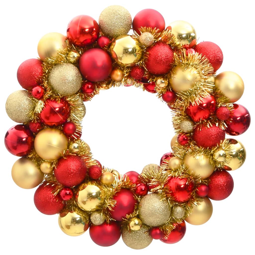 Weihnachtskranz Rot & Gold 45cm