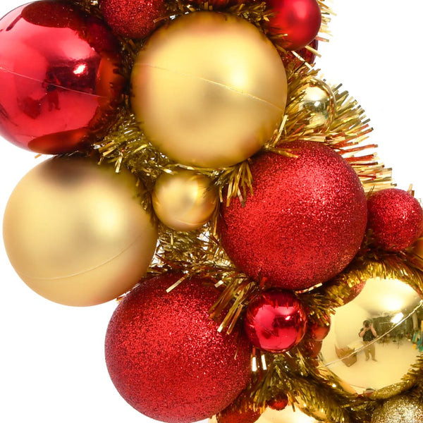 Weihnachtskranz Rot & Gold 45cm