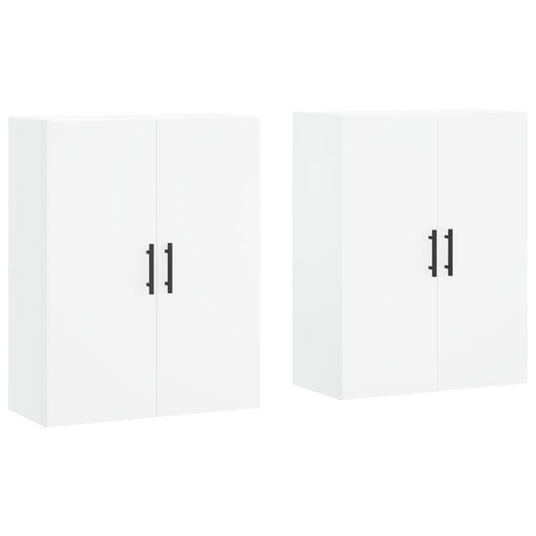 Wandschränke Weiß 69,5x34x90 cm, 2er-Set