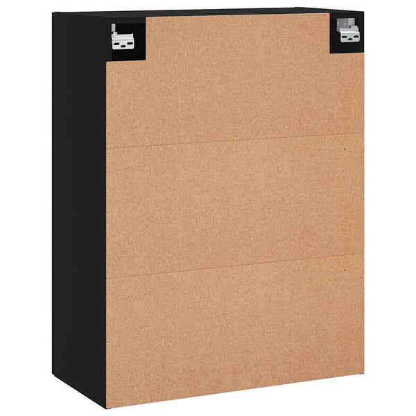 Wandschränke Schwarz 69,5x34x90 cm, 2er-Set