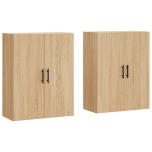 Wandschränke 2er Set Sonoma-Eiche 69,5x34x90 cm