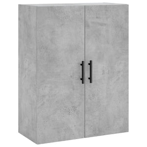 vidaXL Wall Cabinets 2 pcs. Concrete Grey 69.5x34x90 cm