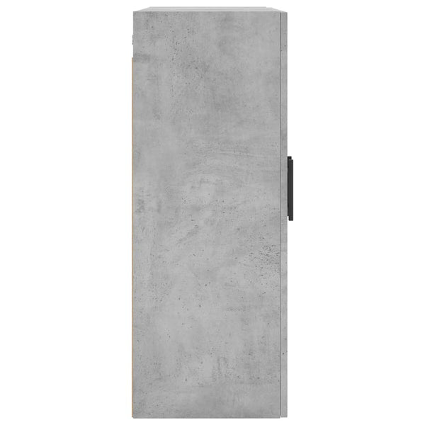 vidaXL Wall Cabinets 2 pcs. Concrete Grey 69.5x34x90 cm
