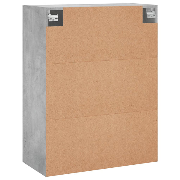 vidaXL Wall Cabinets 2 pcs. Concrete Grey 69.5x34x90 cm