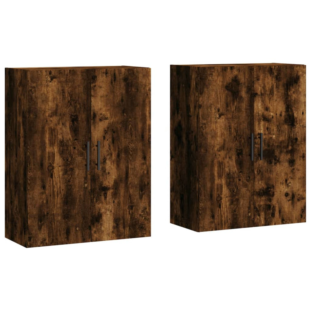 Wandschränke 2er Set Räuchereiche 69,5x34x90cm