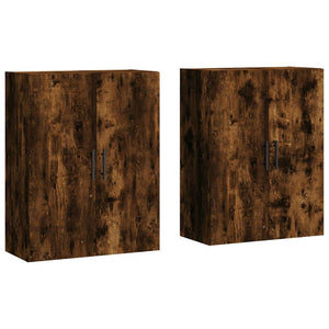 Wandschränke 2er Set Räuchereiche 69,5x34x90cm