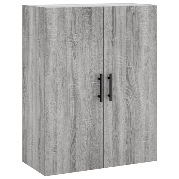 Wandschränke 2er Set Grau Sonoma 69,5x34x90 cm