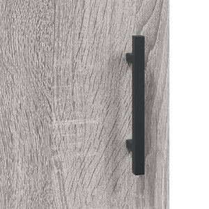 Wandschränke 2er Set Grau Sonoma 69,5x34x90 cm