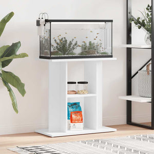 Aquariumständer Weiß 60x30x60 cm