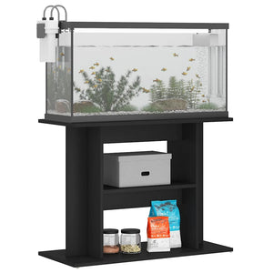 Aquariumständer Schwarz 80x35x60 cm