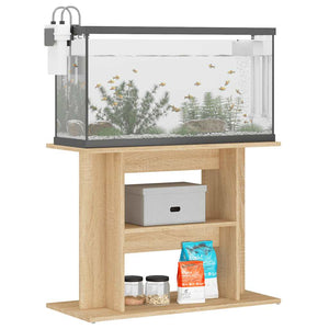 Aquariumständer Sonoma Eiche 80x35x60 cm