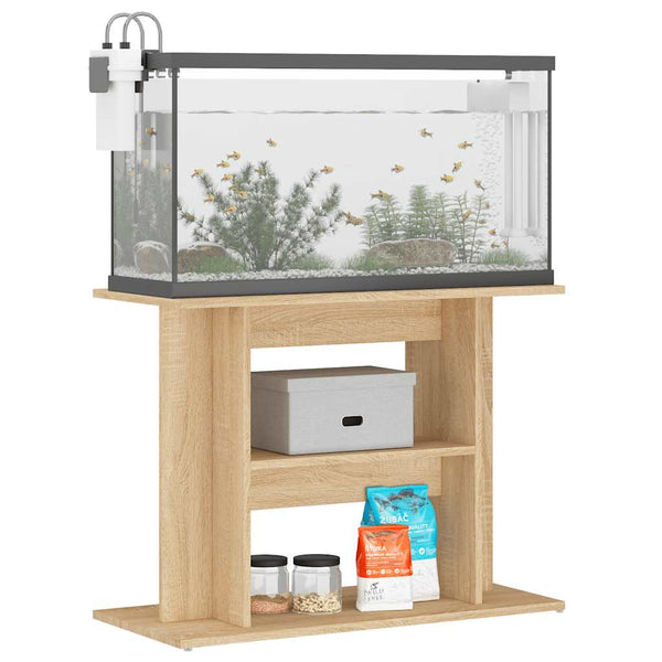 Aquariumständer Sonoma Eiche 80x35x60 cm