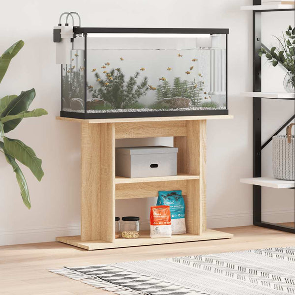 Aquariumständer Sonoma Eiche 80x35x60 cm