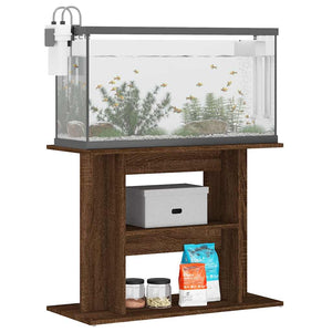 Aquariumständer Braun Eichen-Optik 80x35x60 cm