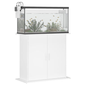 Aquariumständer Weiß 81x36x73 cm