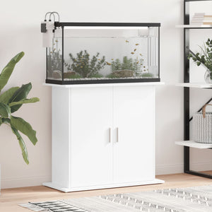 Aquariumständer Weiß 81x36x73 cm