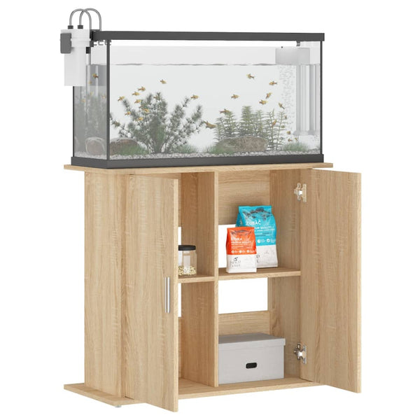 Aquariumständer Sonoma Eiche 81x36x73cm
