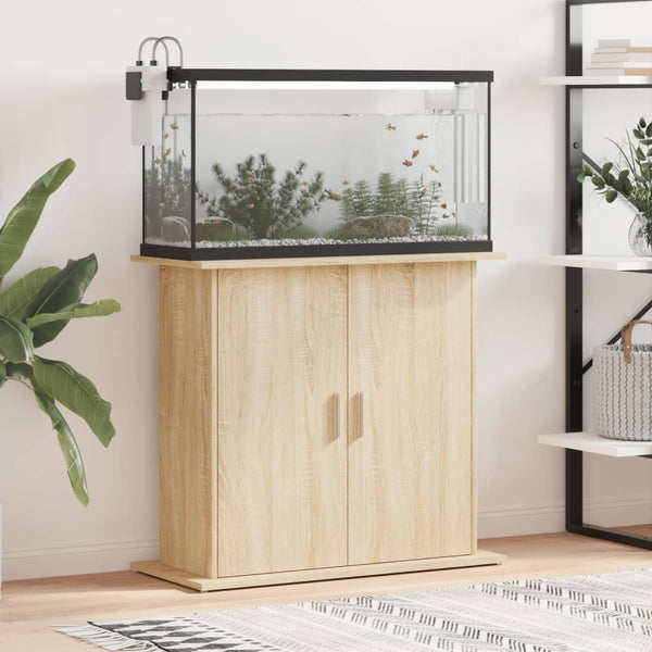 Aquariumständer Sonoma Eiche 81x36x73cm