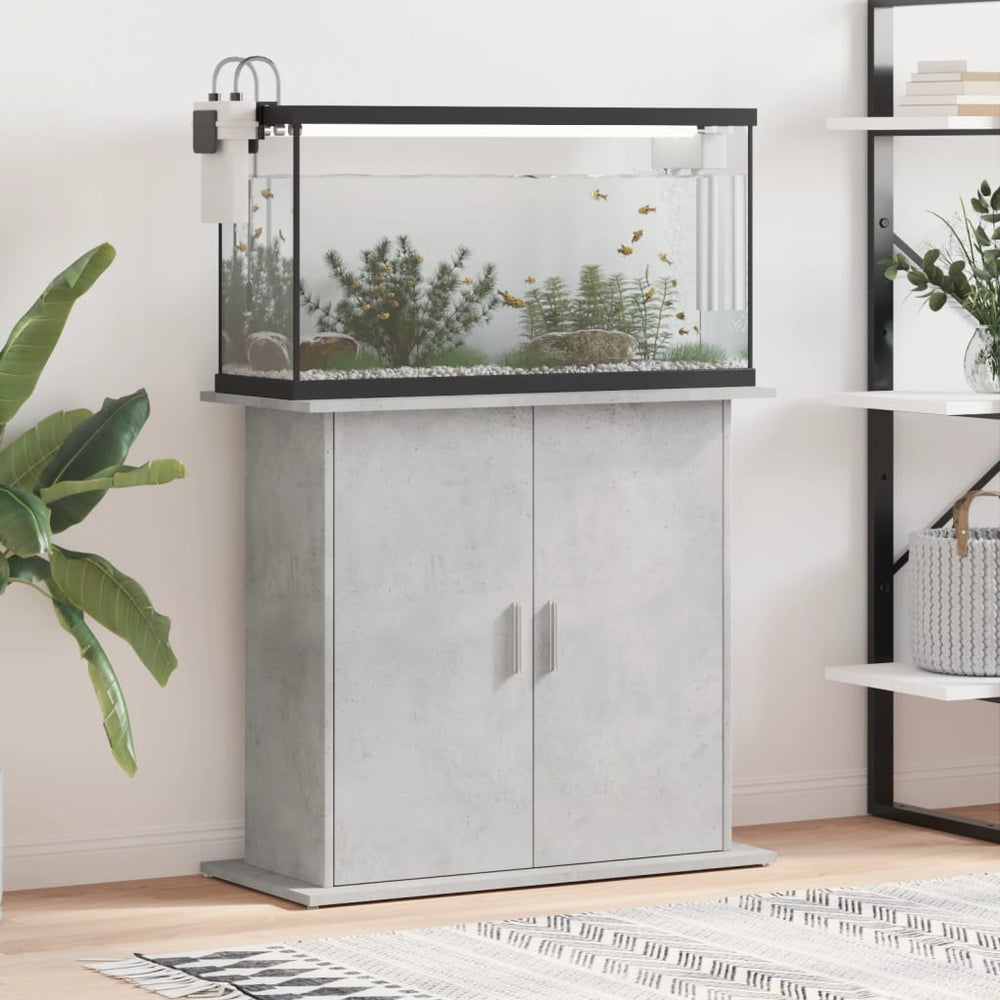 Aquariumständer Betongrau 81x36x73cm