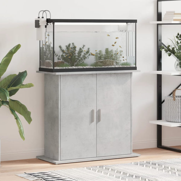 Aquariumständer Betongrau 81x36x73cm