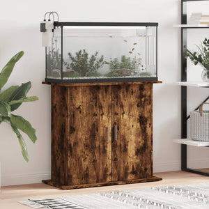 Aquariumständer Räuchereiche 81x36x73 cm