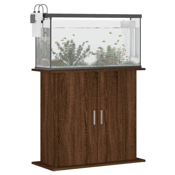 Aquariumständer Braun Eichen-Optik