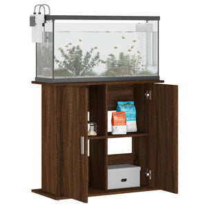 Aquariumständer Braun Eichen-Optik