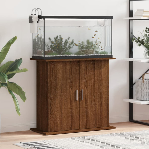Aquariumständer Braun Eichen-Optik
