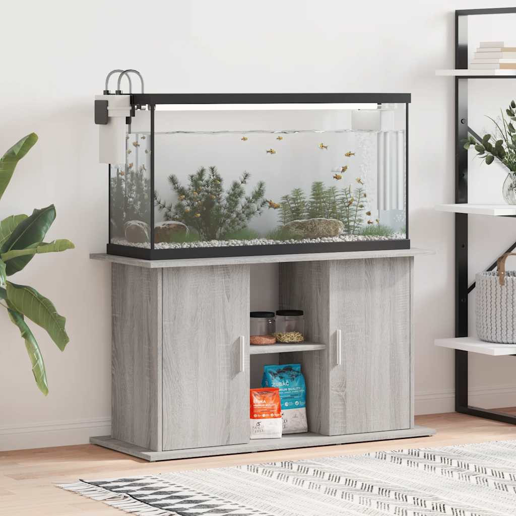 Aquariumständer Grau Sonoma 101x41x58 cm
