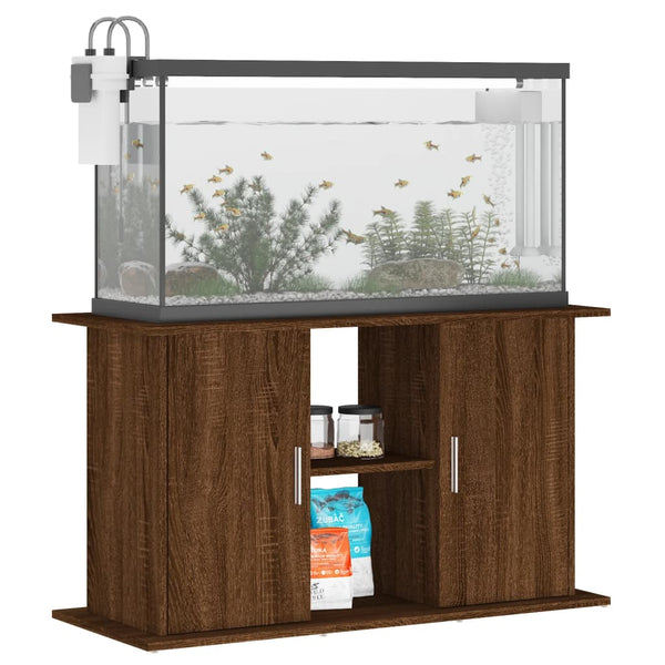 Aquariumständer Braun Eichenoptik 101 cm