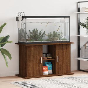 Aquariumständer Braun Eichenoptik 101 cm