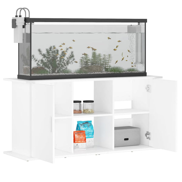 Aquariumständer Weiß 121 cm