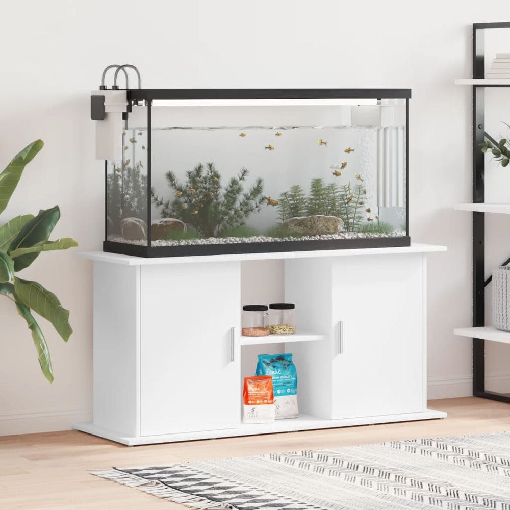 Aquariumständer Weiß 121 cm