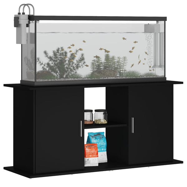 Aquariumständer Schwarz 121 cm
