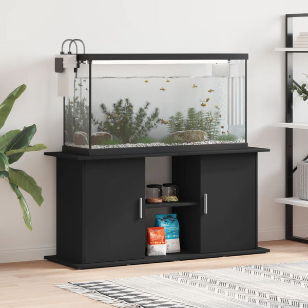 Aquariumständer Schwarz 121 cm