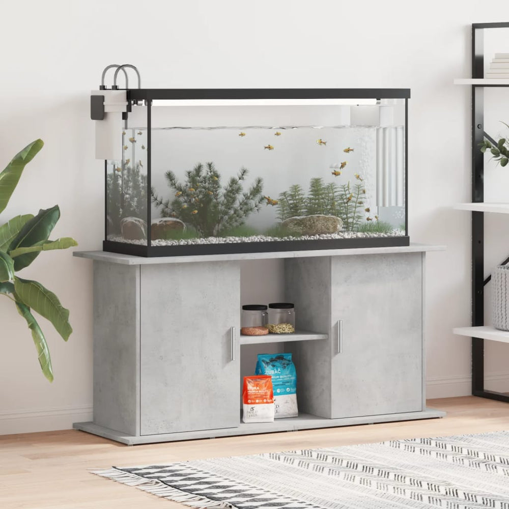 Aquariumständer Betongrau 121x41x58cm