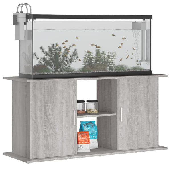 Aquariumständer Grau Sonoma 121x41x58 cm