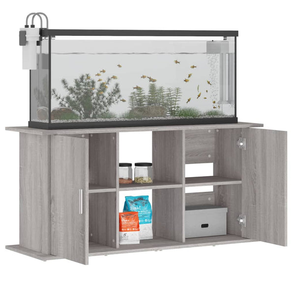 Aquariumständer Grau Sonoma 121x41x58 cm