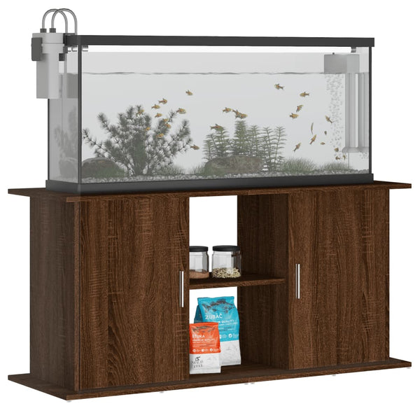 Aquariumständer Braun Eichen-Optik 121 cm