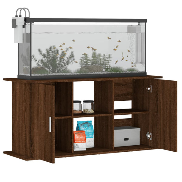 Aquariumständer Braun Eichen-Optik 121 cm