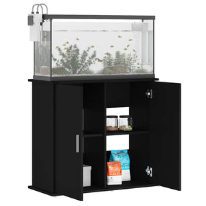 Aquariumständer Schwarz 81x36x73 cm