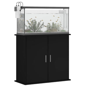 Aquariumständer Schwarz 81x36x73 cm