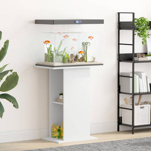 Aquarium Ständer Weiß Holz