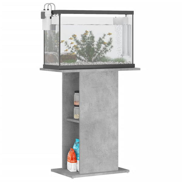 Aquariumständer Betongrau 60,5x36x72,5 cm