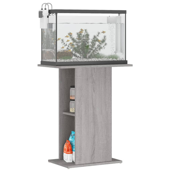 Aquariumständer Grau Sonoma 60,5 cm