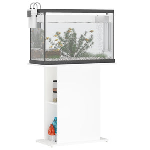 Aquariumständer Weiß 75x36 cm